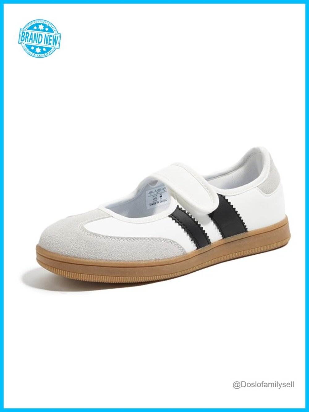 Women's Retro Fashion Sneakers Slip-On Thin Sole Platform Loafers Casual Skate
